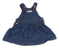 Modré rifľové šaty F&F