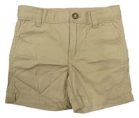 Béžové chino plátenné kraťasy carter's