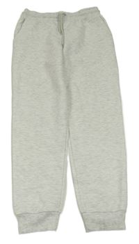 Světlešedé melírované vzorované tepláky Primark