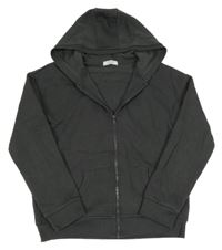 Antracitová prepínaci mikina s kapucňou Primark