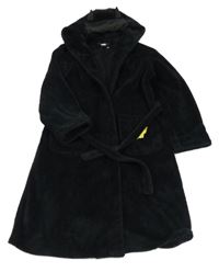 Černý chlupatý župan s kapucí - Batman