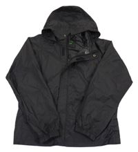 Čierna šušťáková funkčná bunda s kapucňou Mountain Warehouse