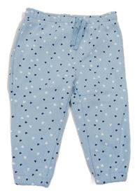 Svetlomodré tepláky so srdiečkami Primark