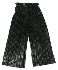 Čierne plisované culottes nohavice George