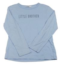 Svetlomodré tričko s nápisom H&M