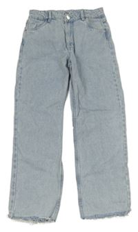 Světlemodré melírované rifle 