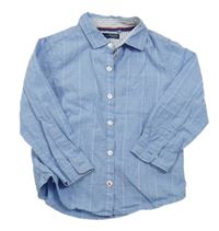 Světlemodrá kostkovaná košile Next