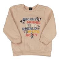 Ružová mikina s Mickeym a kamarády Primark