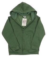 Nové - Zelená prepínaci mikina s kapucňou