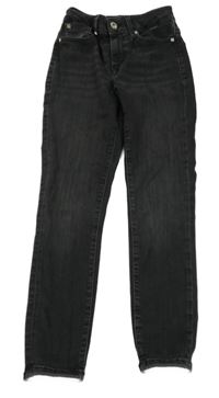 Tmavosivé teplákové skinny rifle