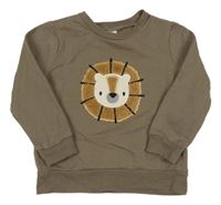 Hnedá mikina s s levíkom 