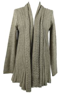 Dámsky béžový ažurový svetrový cardigán George