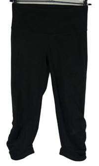 Dámské černé sportovní capri legíny H&M