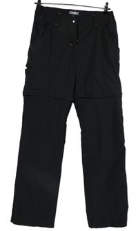 Dámske čierne šušťákové outdoorové nohavice INOC