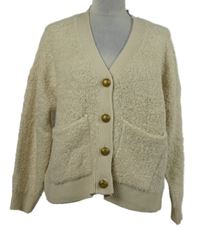 Dámsky béžový buklé prepínaci sveter Gallery