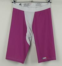 Pánské purpurovo-bílé sportovní spodní funkční kraťasy Strati Global 