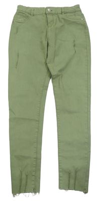 Khaki skinny rifle Primark