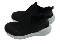 Čierno-biele textilní topánky Vty vel.34