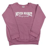 Vínová mikina s nápisom Y.F.K.