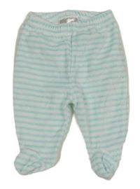 Modro-bílé pruhované sametové polodupky ERgee