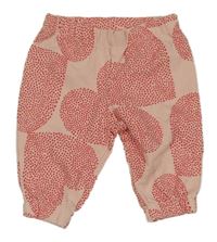 Svetloružové tepláky so srdiečkami Carter's