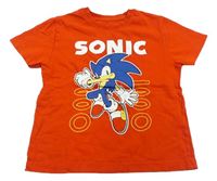 Červené tričko so Sonicem