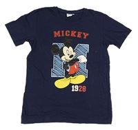 Tmavomodré tričko s Mickeym Disney