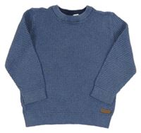 Modrý rebrovaný sveter H&M