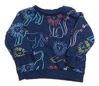 Tmavomodrá mikina s lvy M&S