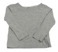 Sivé melírované tričko H&M