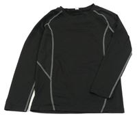 Čierne funkčné tričko