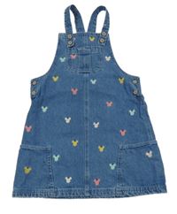 Modré rifľové šaty s Mickeym George