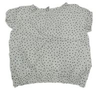 Biela blúzka so srdiečkami Yigga