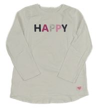 Biele tričko s nápisom Topolino