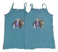 2x modrošedá košilka - Ledové království Disney