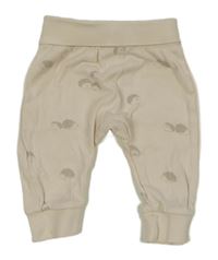 Béžové tepláky s ježkami H&M