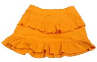 Oranžová vrstvená sukňa Matalan
