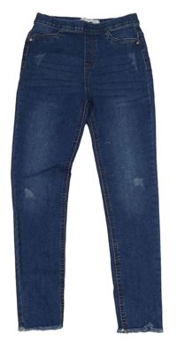 Tmavomodré džegíny s prošoupáním Denim Co.
