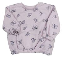 Lila mikina s motýlky Primark