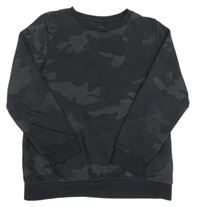 Černo-šedá army mikina Primark