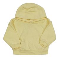 Žlutá mikina s klokankou a kapucí Primark