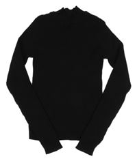 Čierny rebrovaný sveter Primark