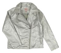 Stříbrný koženkový křivák Threadgirls