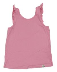 Ružový top s volánikmi Cool Club