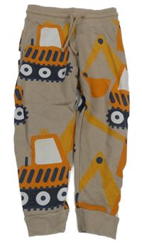 Béžové tepláky s bágrom Next