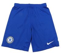 Kobaltově modré fotbalové fukční kraťasy Nike