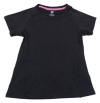 Čierne športové tričko H&M