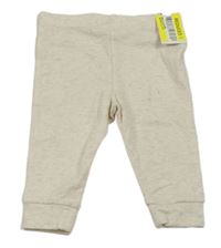 Nové - svetlobéžové melírované tepláky