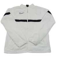 Bílo-černá funkční sportovní bunda s logem Nike