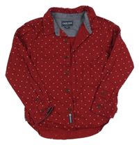 Vínová košile s tečkami Cherokee